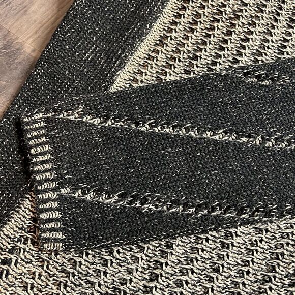 FEVER LIGHTWEIGHT Mixed Cotton Blend Knit Hi-Low Hem Pullover Crewneck Sweater - Picture 3 of 9